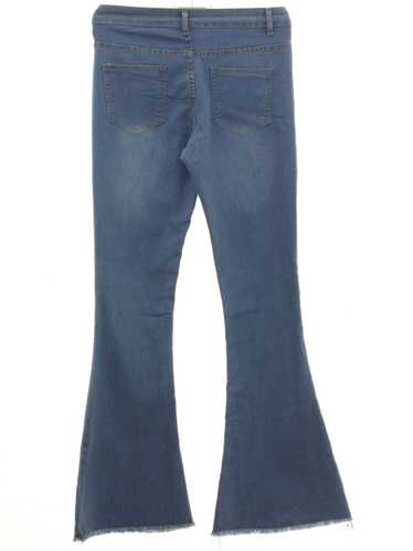 1990's Jeans Womens Costume Bellbottom Denim Jean… - image 1