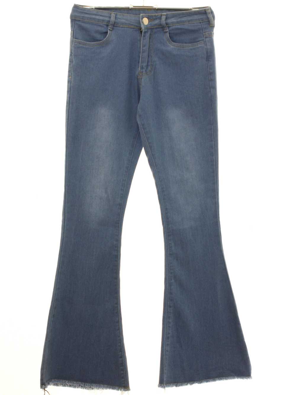 1990's Jeans Womens Costume Bellbottom Denim Jean… - image 3