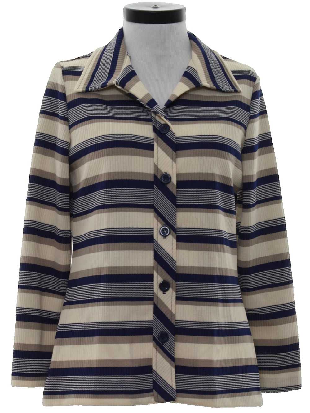 1970's Montgomery Ward Womens Knit Shirt - Gem