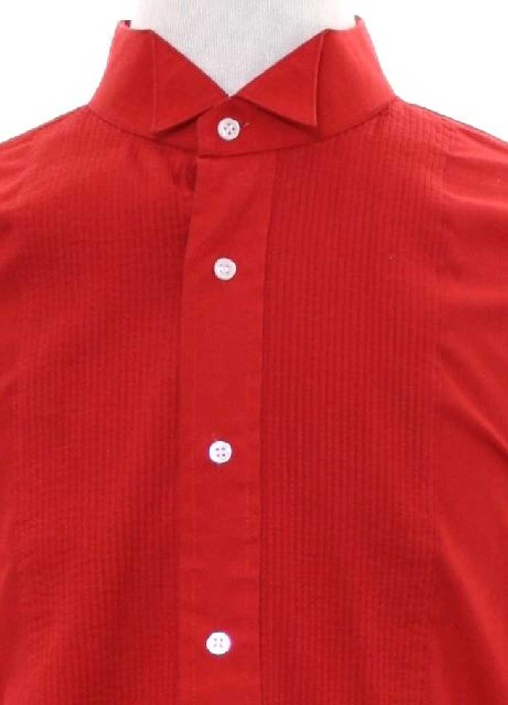 1980's Westwater Mens Pleated Tuxedo Shirt - image 2