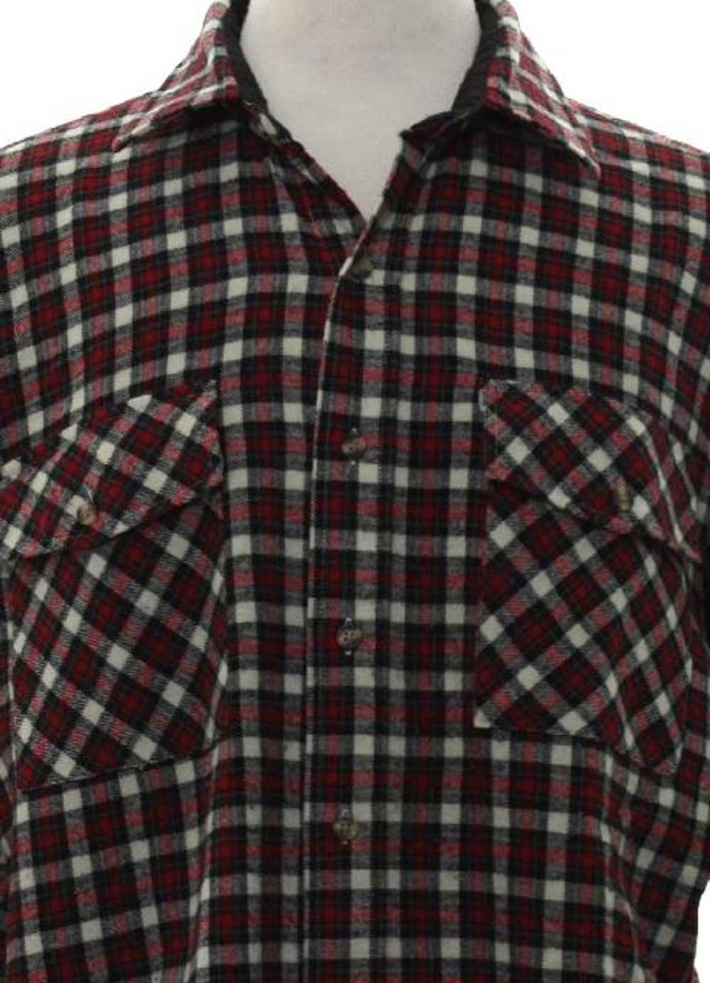 1980's Mens Flannel Shirt - image 2