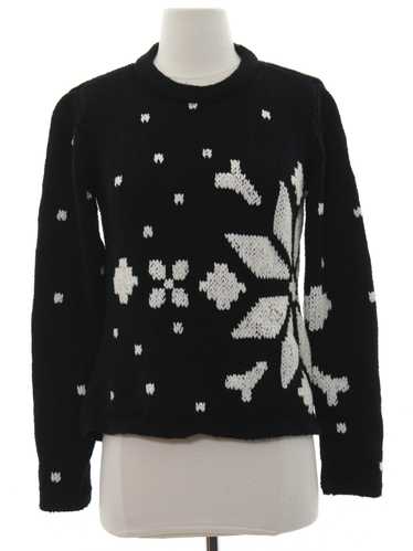1990's Liz Claiborne Womens Snowflake Sweater