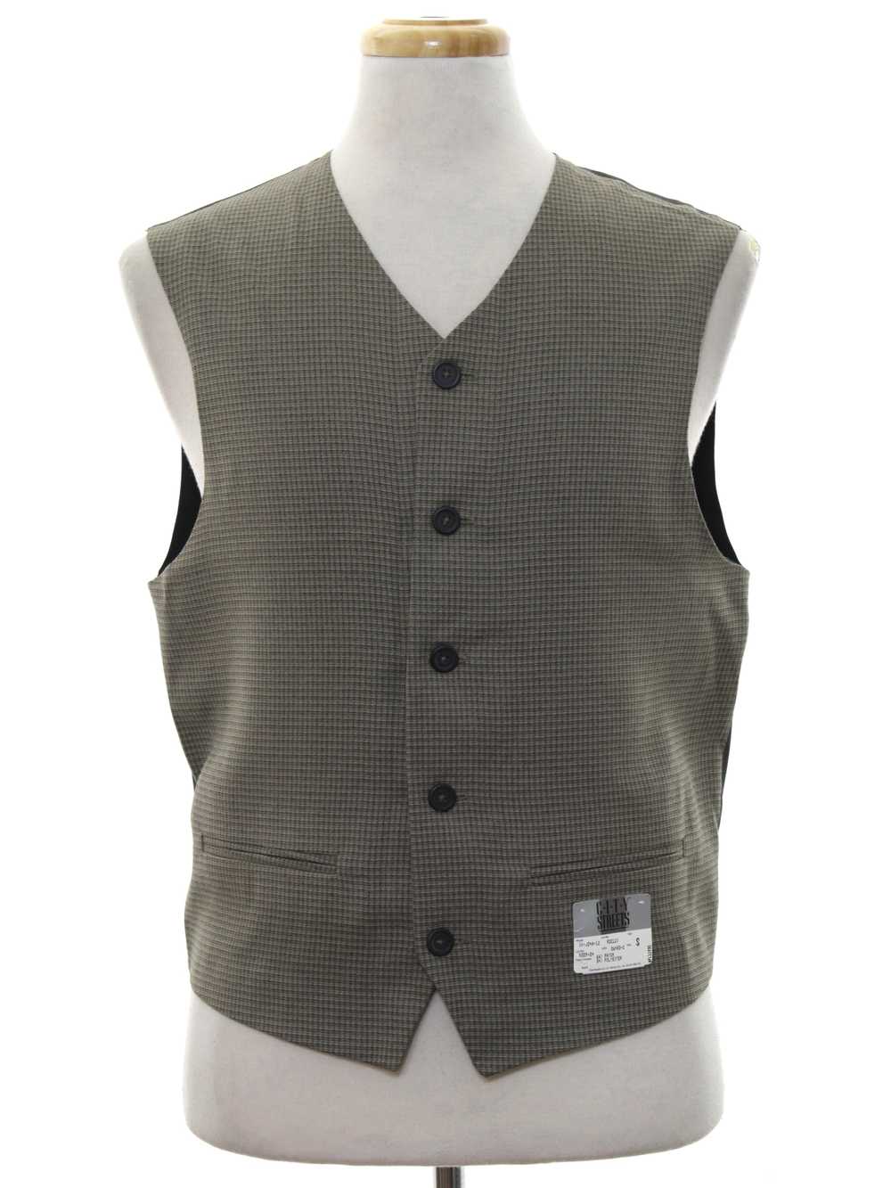 1980's City Streets Mens Totally 80s Vest - Gem