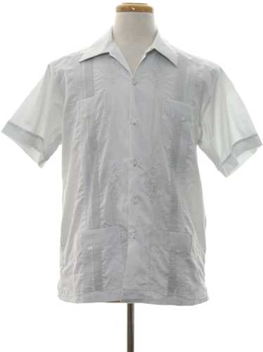 1980's Guayabera Yucatec Mens Guayabera Shirt