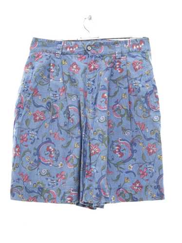 1990's Lizwear Womens High Waisted Pleated Shorts