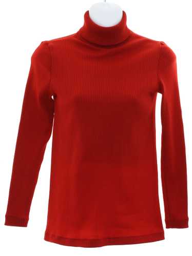 1970's Womens/Girls Mod Knit Shirt - image 1