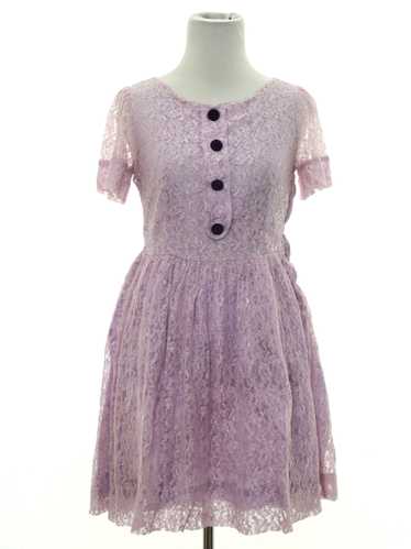 1960's or Girls Prom Or Cocktail Mini Dress - image 1
