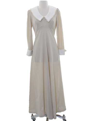 1970's Mod Knit Maxi Dress - image 1