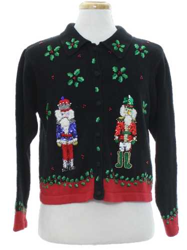 Victoria Jones Petites Womens Ugly Christmas Sweat