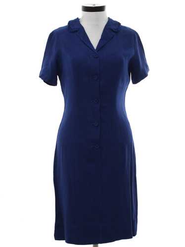1950's Nancy Greer Nancy Greer Cotton Linen Dress