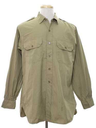 1960's Elbeco Mens Military Shirt