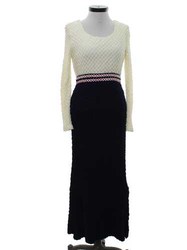 1960's Knit Maxi Dress