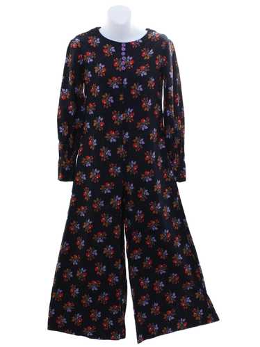 1960's Womens Hippie Bellbottom Jumpsuit