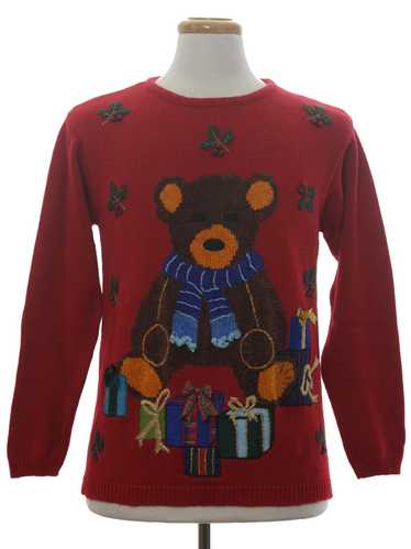 Cherokee Unisex Bear-riffic Ugly Christmas Sweater