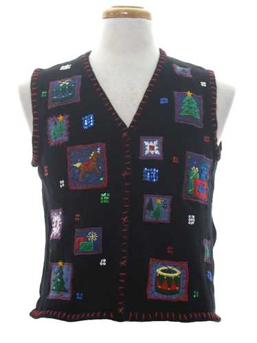 Ambra Womens Ugly Christmas Sweater Vest