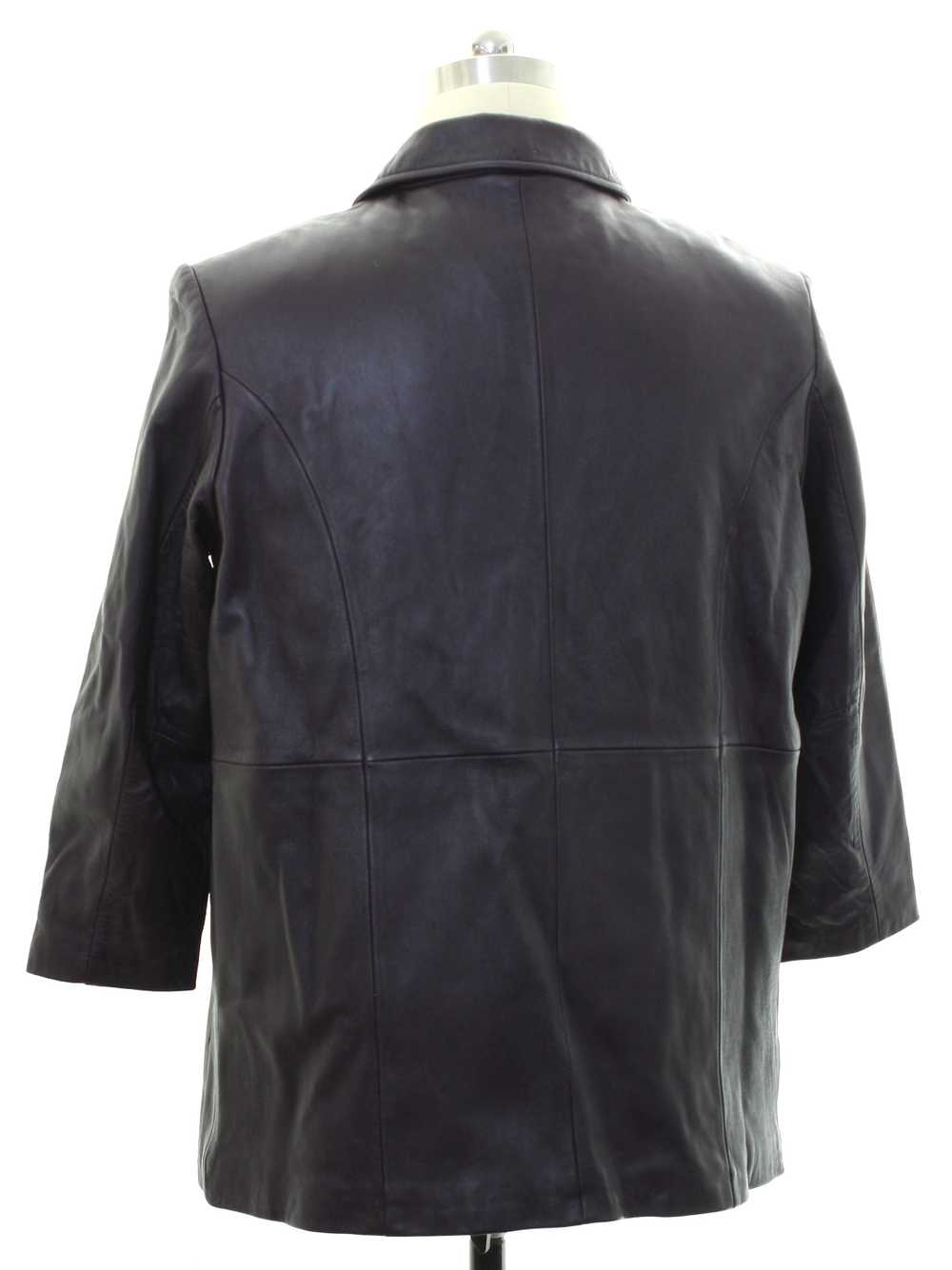 1990's Centigrade Leather Mens Leather Coat Jacket - Gem