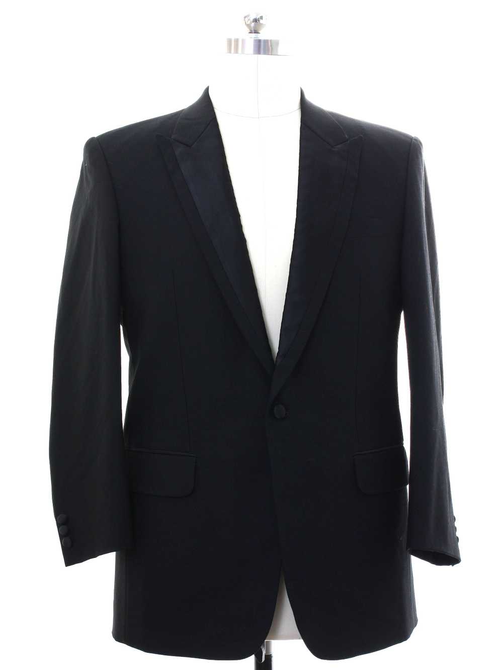 1990's World Custom Tailor Mens Tuxedo Blazer Jac… - image 1