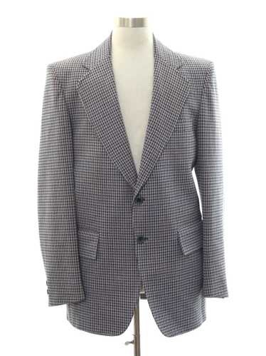 1970's Montgomery Ward Mens Disco Blazer Sport Coa