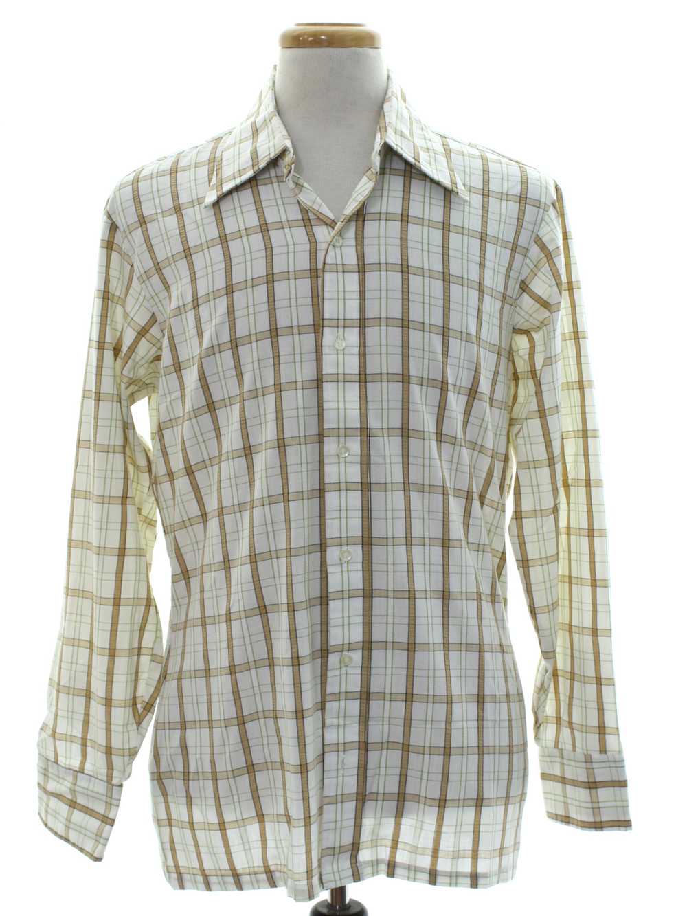 1960's Chess King Mens Mod Shirt - Gem