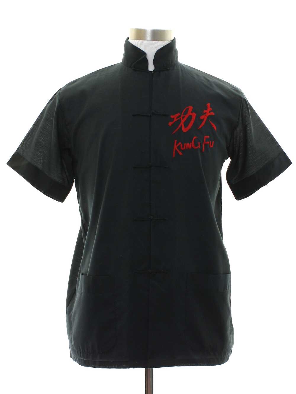 1980's Fedo Mens Asian Inspired Kung Fu Shirt - image 1