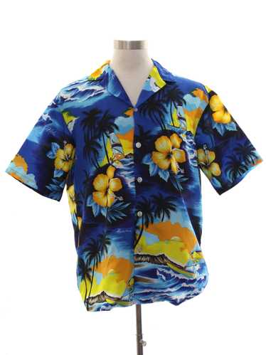 1980's Kalena Fashions Mens Totally 80s Hawaiian S