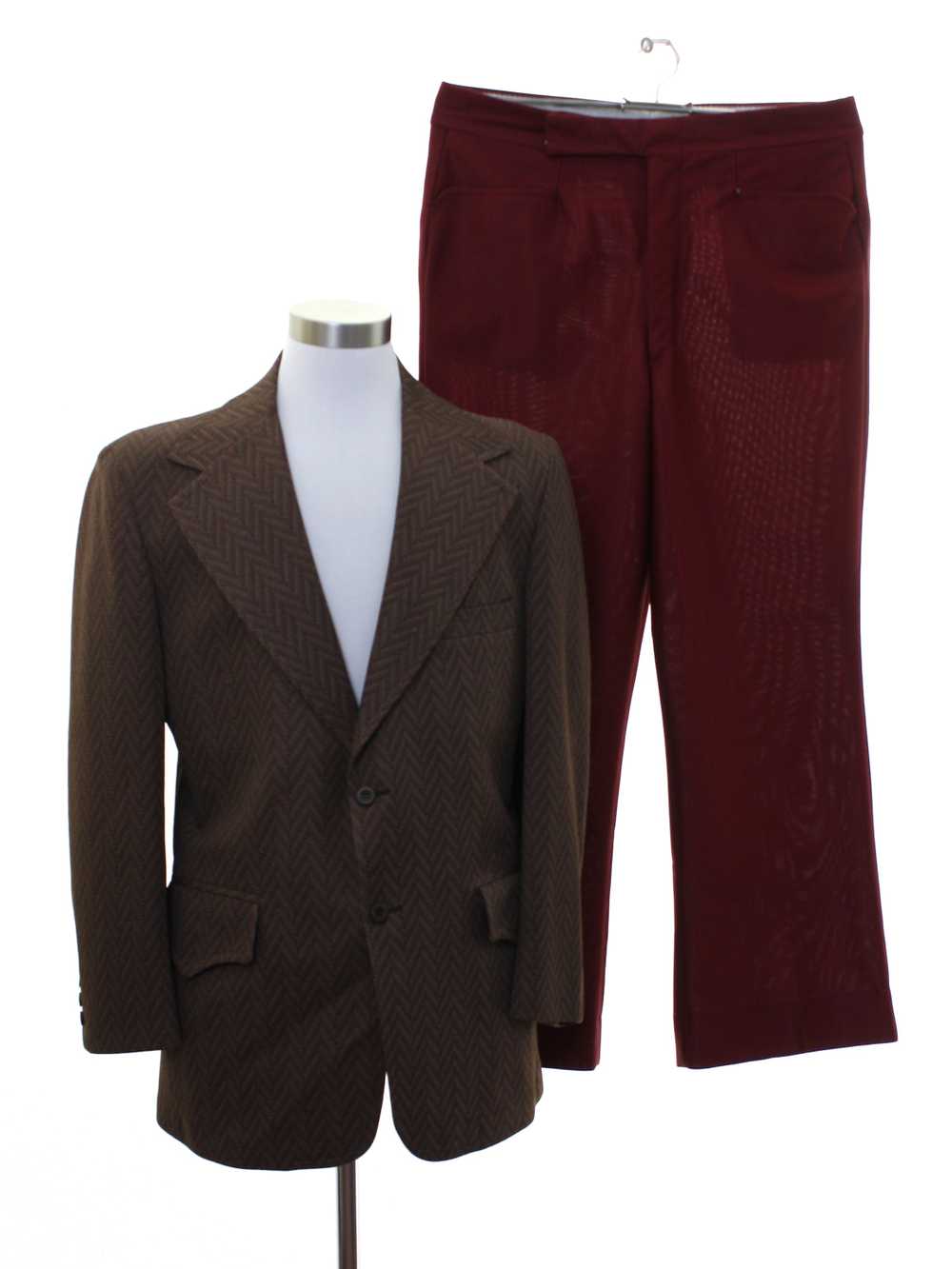 1970's Montgomery Ward Mens Combo Disco Suit - image 1