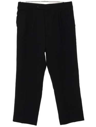 1980's Mens Black Tuxedo Pants - image 1