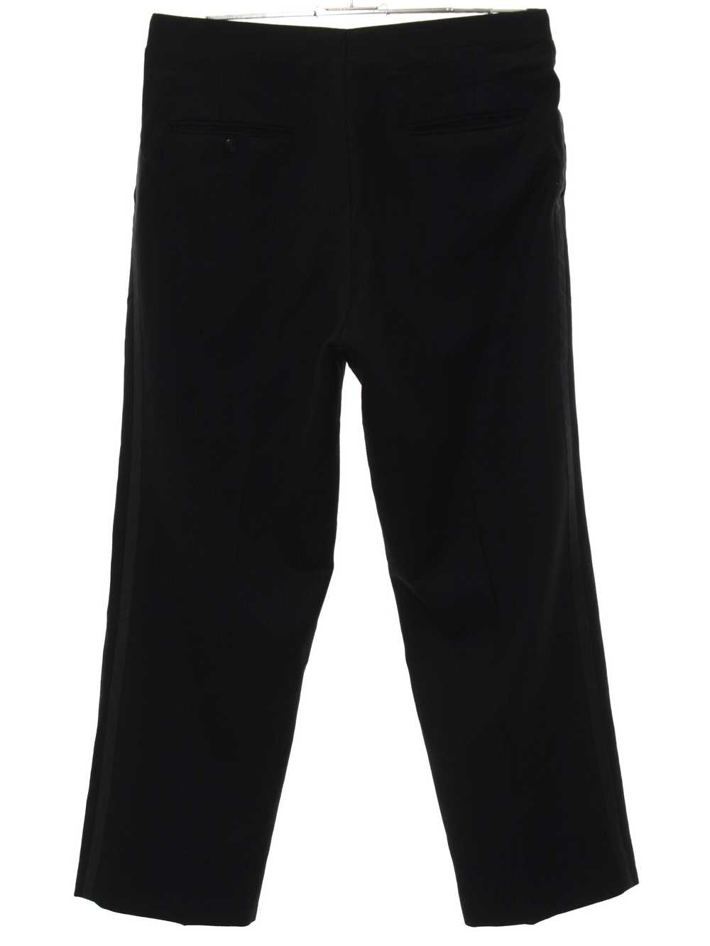 1980's Mens Black Tuxedo Pants - image 3