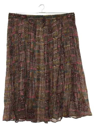 1990's Short Circuit Hippie Broomstick Skirt