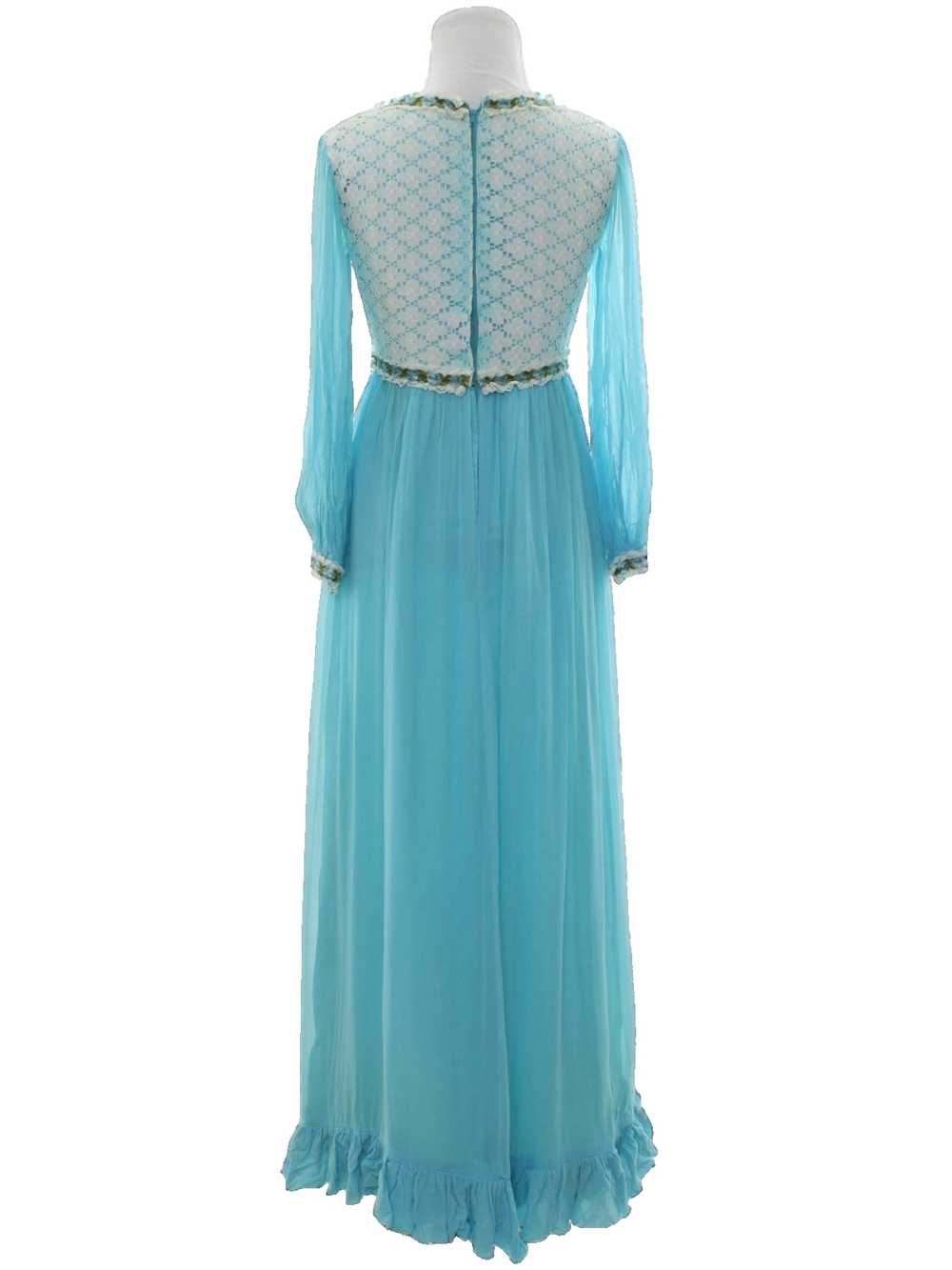1960's Hippie Prairie Maxi Dress - image 3
