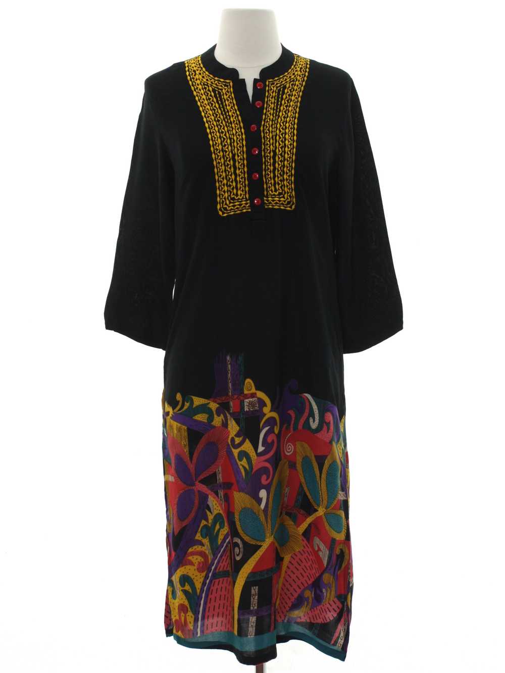 1990's Medium Hippie Dress - image 1