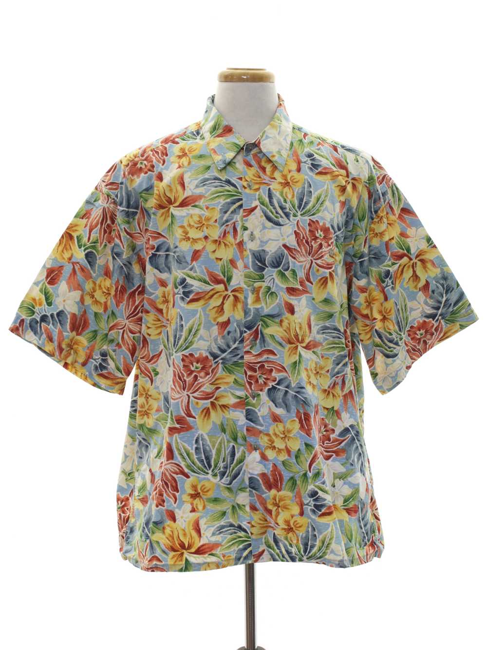 1990's Campia Mens Hawaiian Shirt - Gem