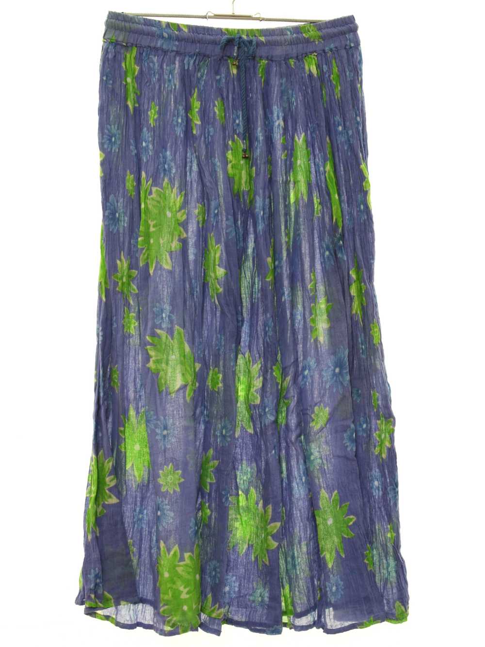 1980's Wicked 90s Broomstick Skirt - image 1