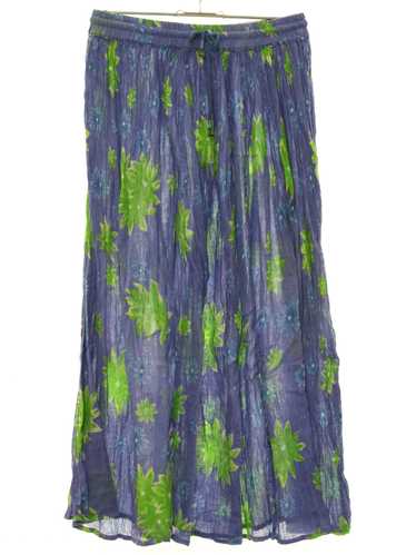 1980's Wicked 90s Broomstick Skirt - image 1