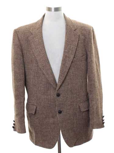 1980's Harris Tweed Mens Hand Woven Tweed Blazer S