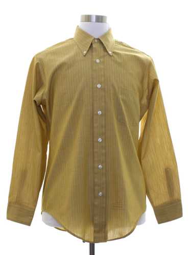 1960's Van Heusen Vanopress Mens Mod Preppy Shirt - image 1