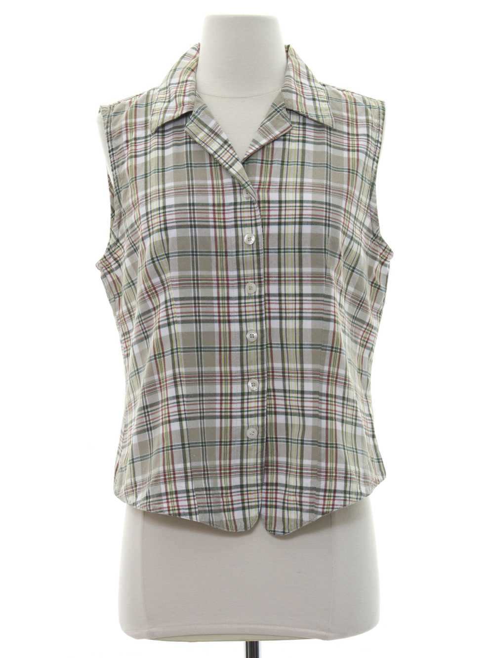 1980's Erika and Co. Womens Sleeveless Shirt - image 1