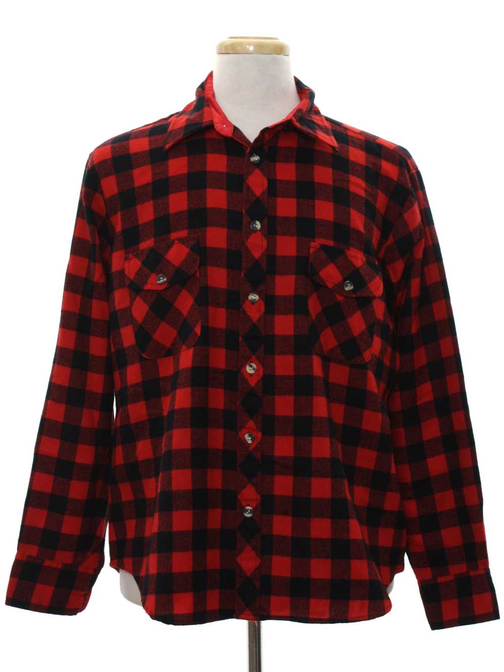 1980's High Sierra Mens Flannel Shirt - Gem