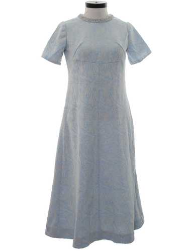 1960's Mod Knit Cocktail Dress - image 1