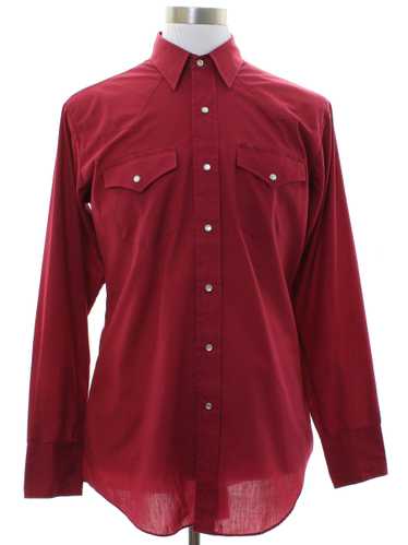 1980's Corral West Ranchwear Mens Western Shirt