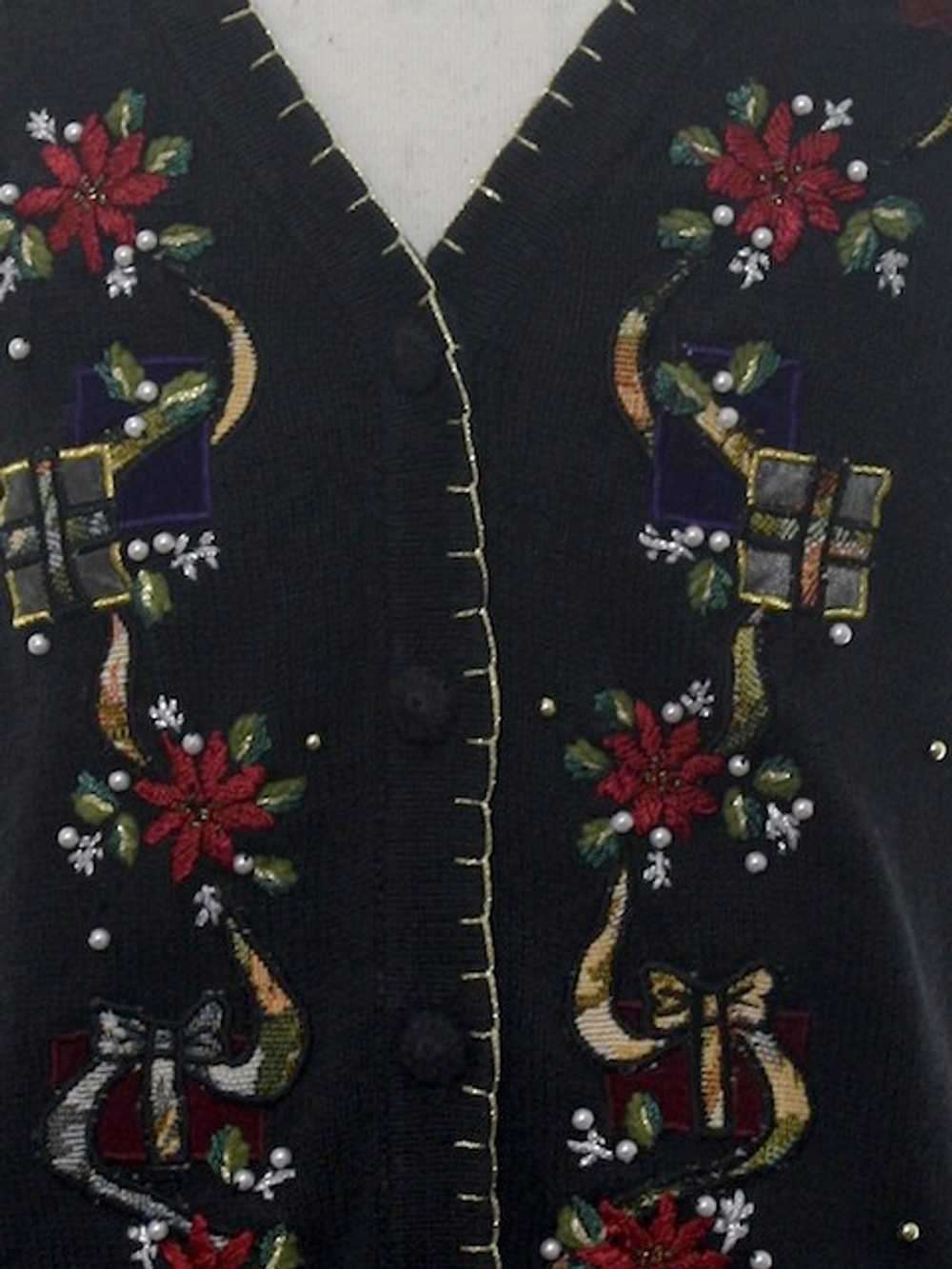 Ronnie Salloway Unisex Ugly Christmas Sweater Vest - image 2