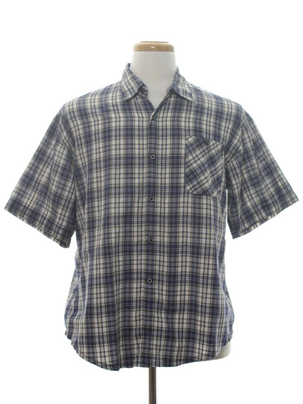 1980's Rudia Club Mens Plaid Shirt - image 1