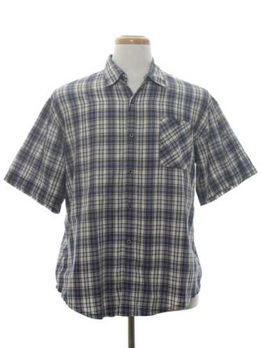 1980's Rudia Club Mens Plaid Shirt - image 1