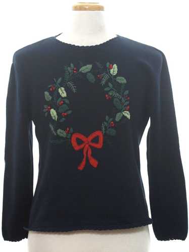 Liz Clairborne Womens Ugly Christmas Sweater