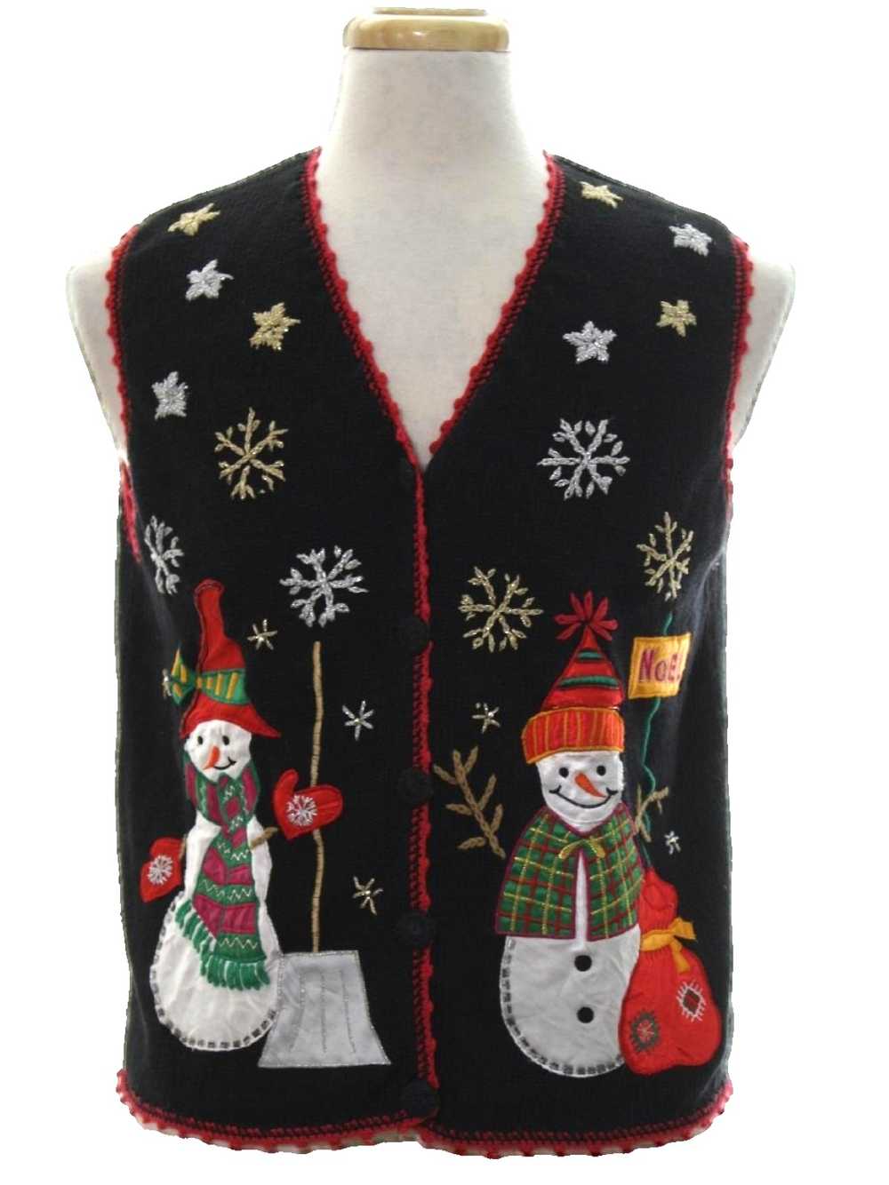 Nutcracker Womens Ugly Christmas Sweater Vest - image 1