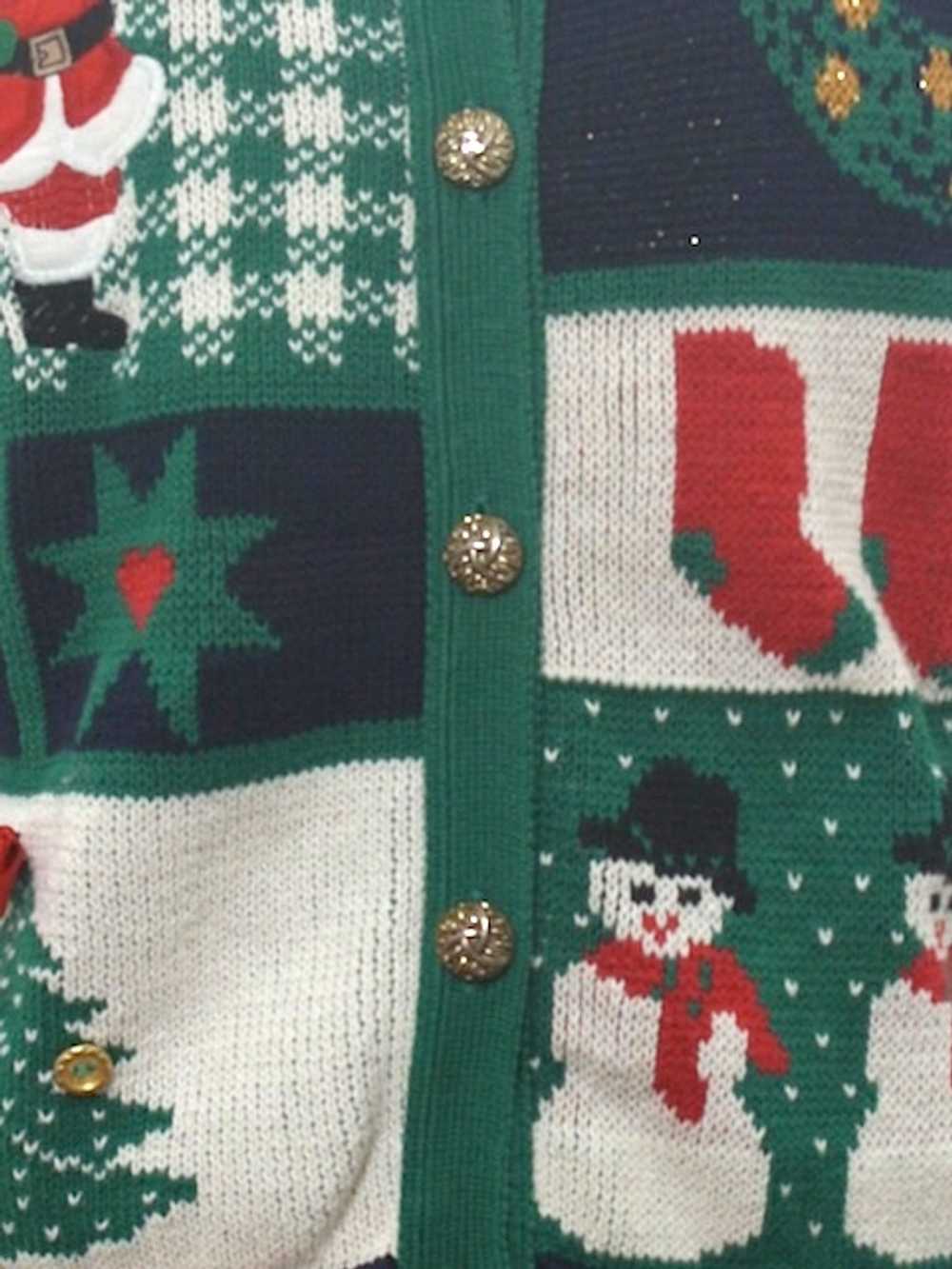 1980's Womens Vintage Ugly Christmas Sweater - image 2