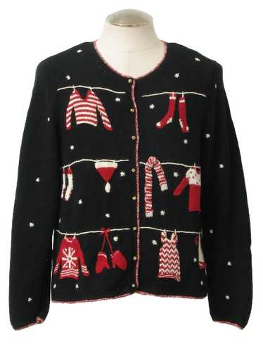 Casual Corner Womens Ugly Christmas Sweater