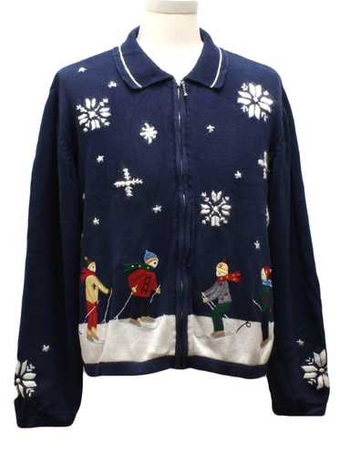 Holiday Lodge Womens Ugly Christmas Sweater