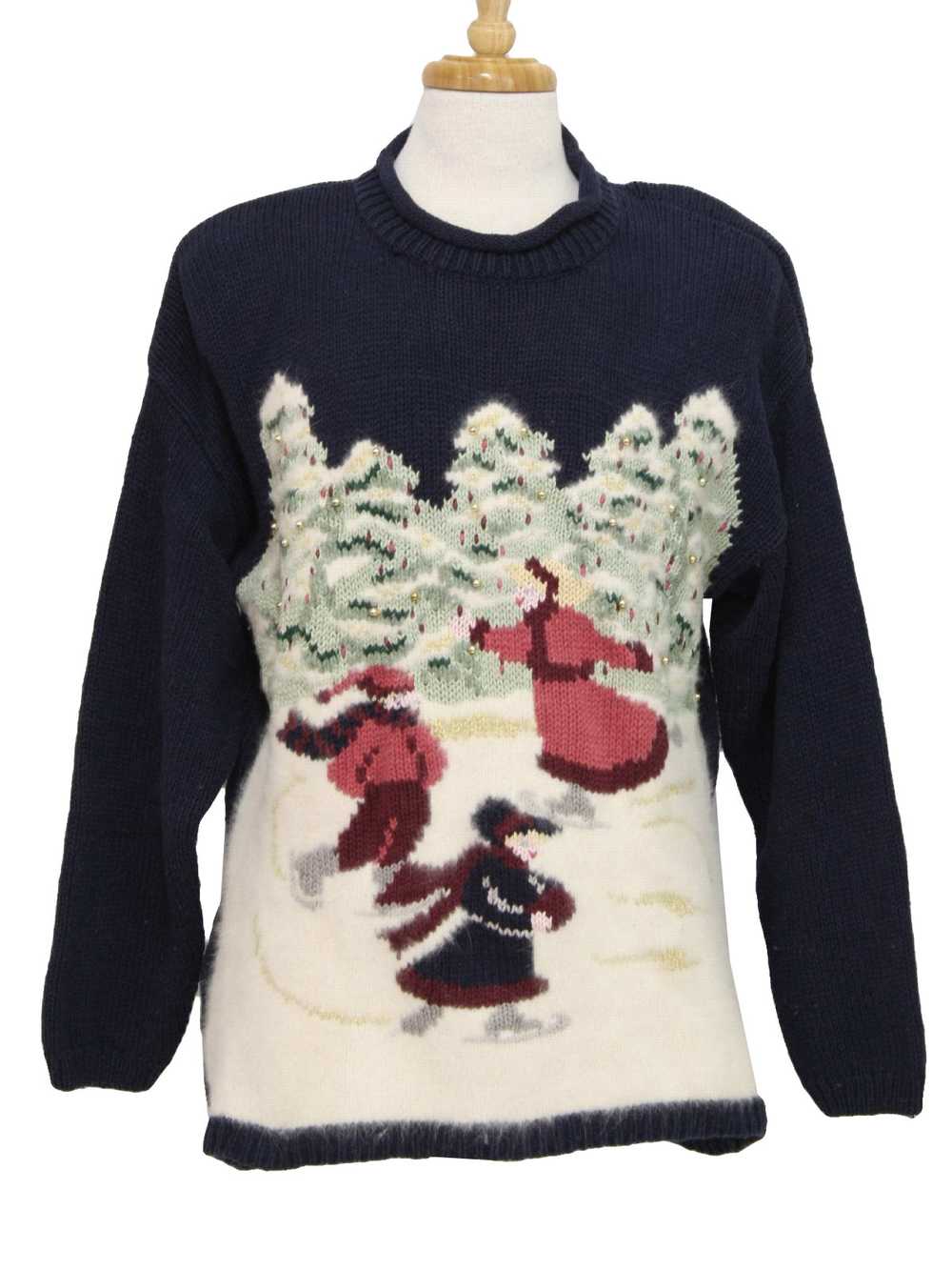 Karen Scott Womens Ugly Christmas Sweater - image 1