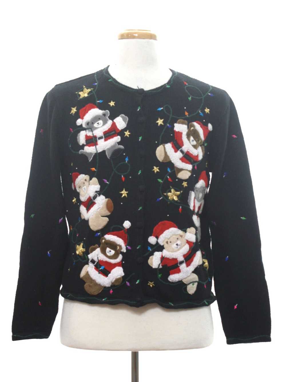 Segue HoHoHo Womens Bear-riffic Ugly Christmas Sw… - image 1